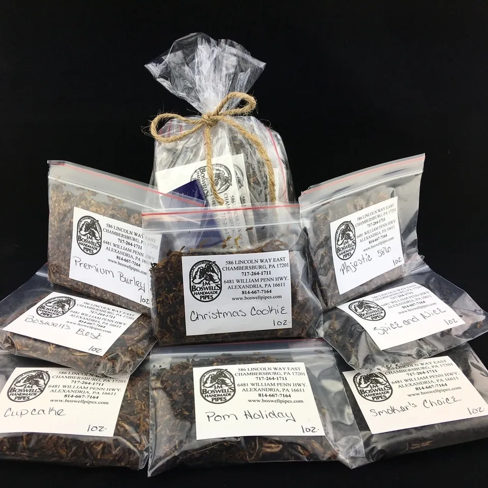 boswell-holiday-sampler-pfeifentabak-8x28g-winter-set image 1