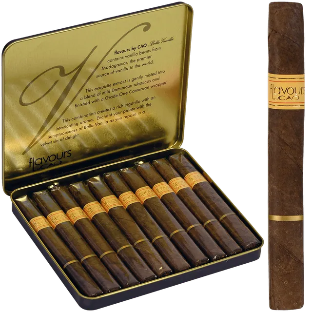 cao-bella-vanilla-zigarillos-vanille-10er-dose-mild image 1