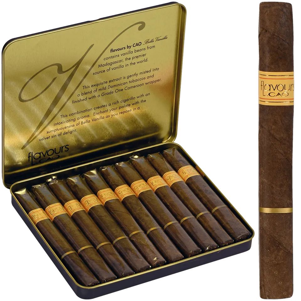 cao-bella-vanilla-zigarillos-vanille-10er-dose-mild image 1