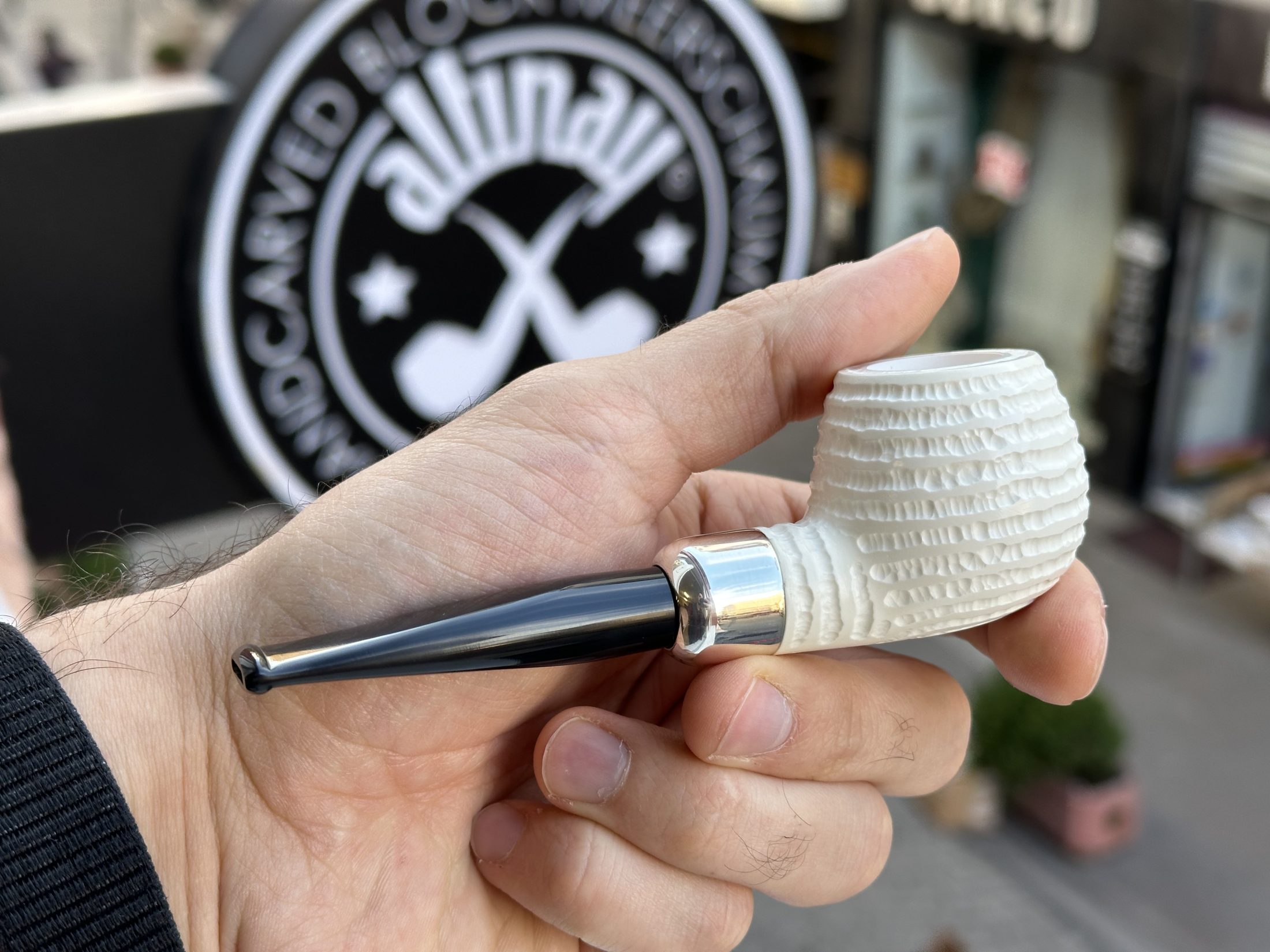 altinay-spigot-army-apple-meerschaumpfeife-glatt image 1