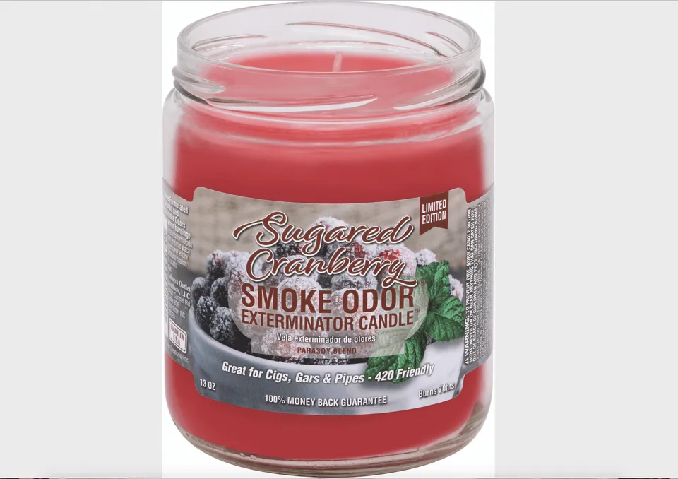 smoke-odor-exterminator-duftkerze-sugared-cranberry-368g image 1