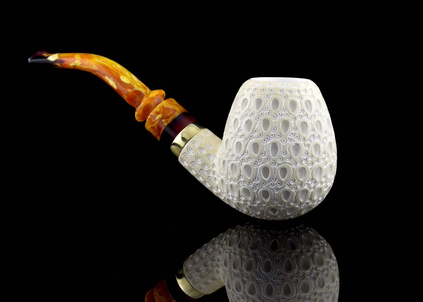 altinay-classic-brandy-meerschaumpfeife-messingband image 1