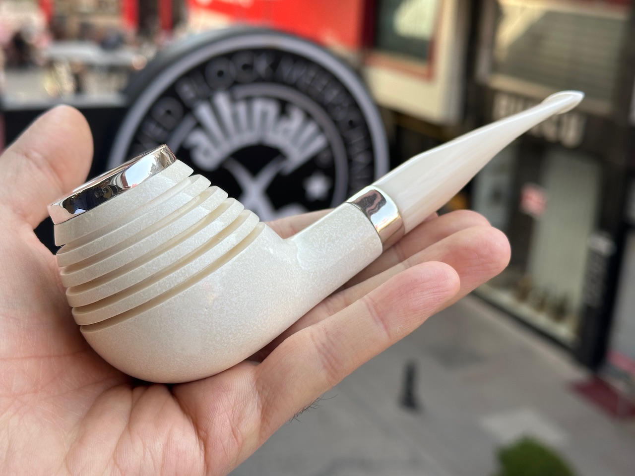 altinay-translucent-radiator-meerschaumpfeife-mit-stopfer image 1