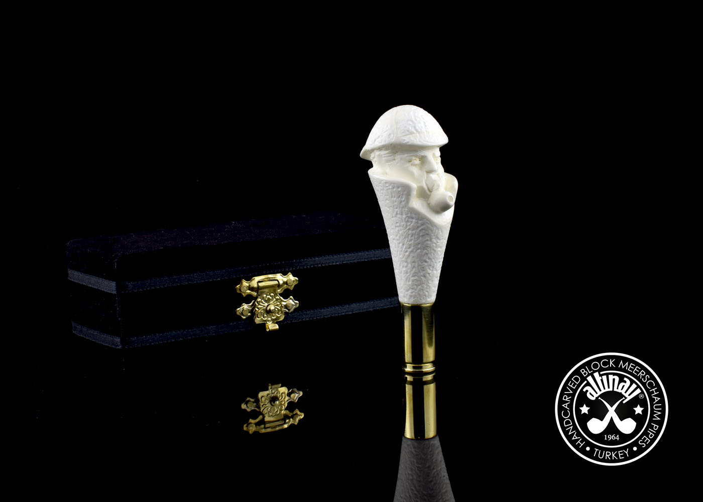altinay-sherlock-bullet-case-meerschaum-stopfer-pfeife image 1