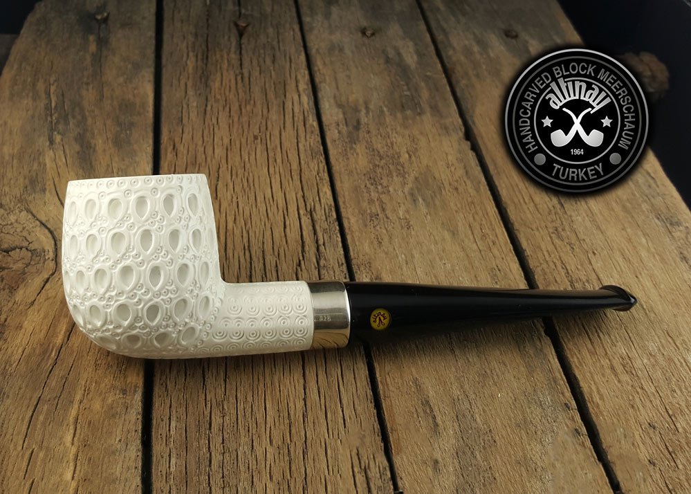 altinay-billiard-meerschaumpfeife-silberband-etui image 5
