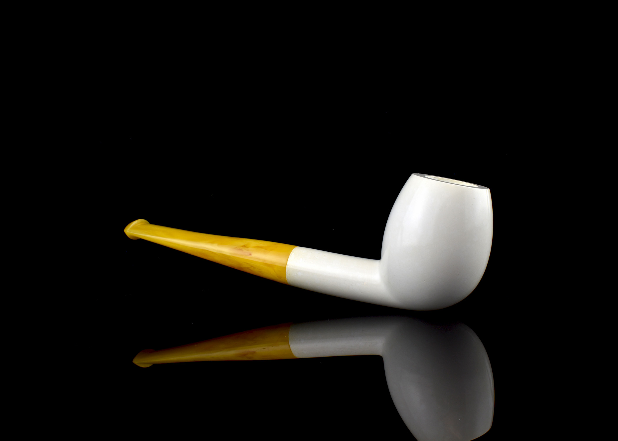 altinay-classic-meerschaumpfeife-billiard-glatt-natur-5 image 2