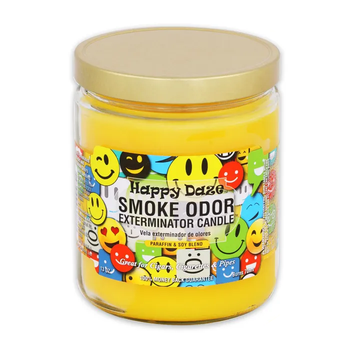 smoke-odor-exterminator-happy-daze-duftkerze-13oz-frucht image 1
