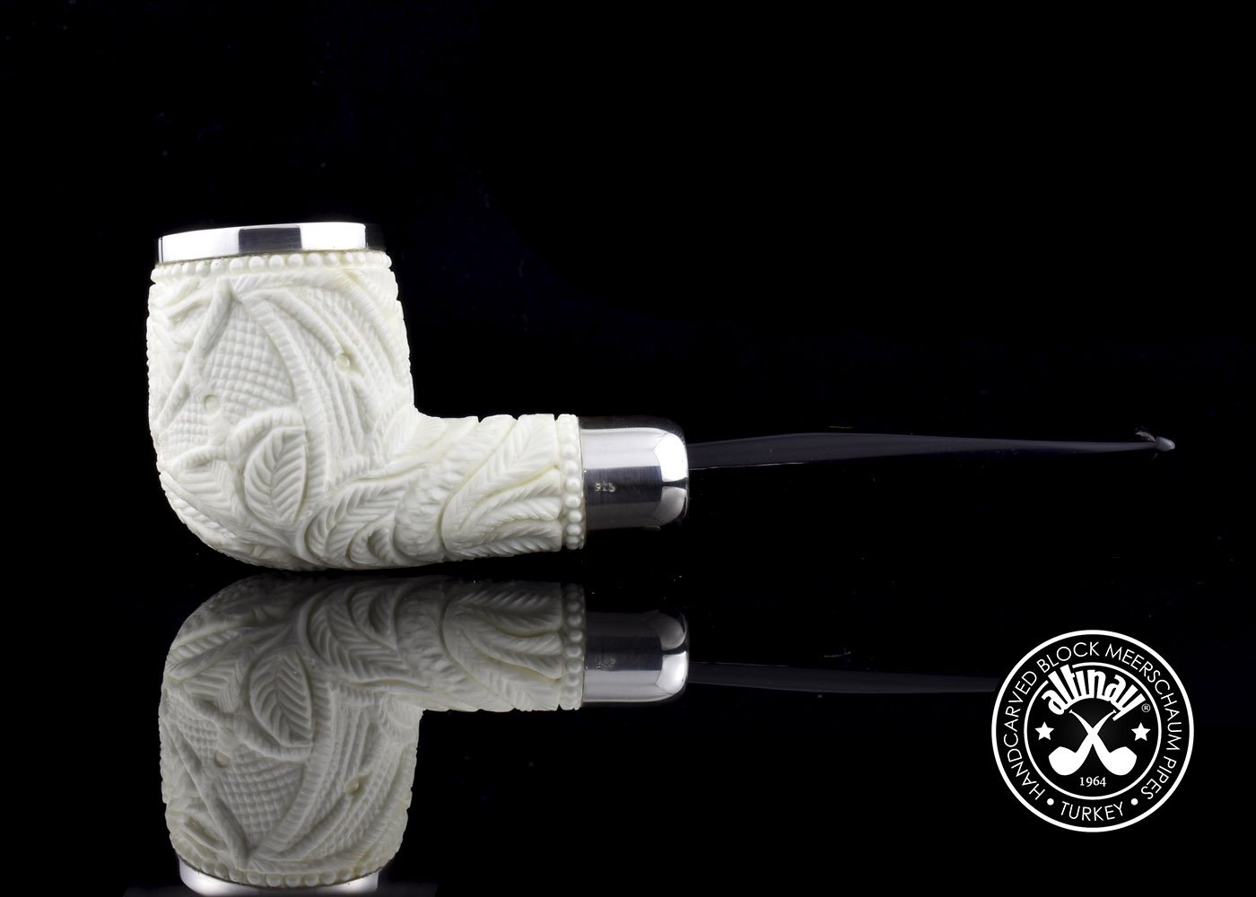 altinay-spigot-army-billiard-meerschaumpfeife-drachenmotiv image 2