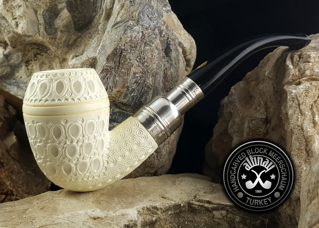 altinay-spigot-army-rhodesian-silver-spigot-pfeife-meerschaum image 3