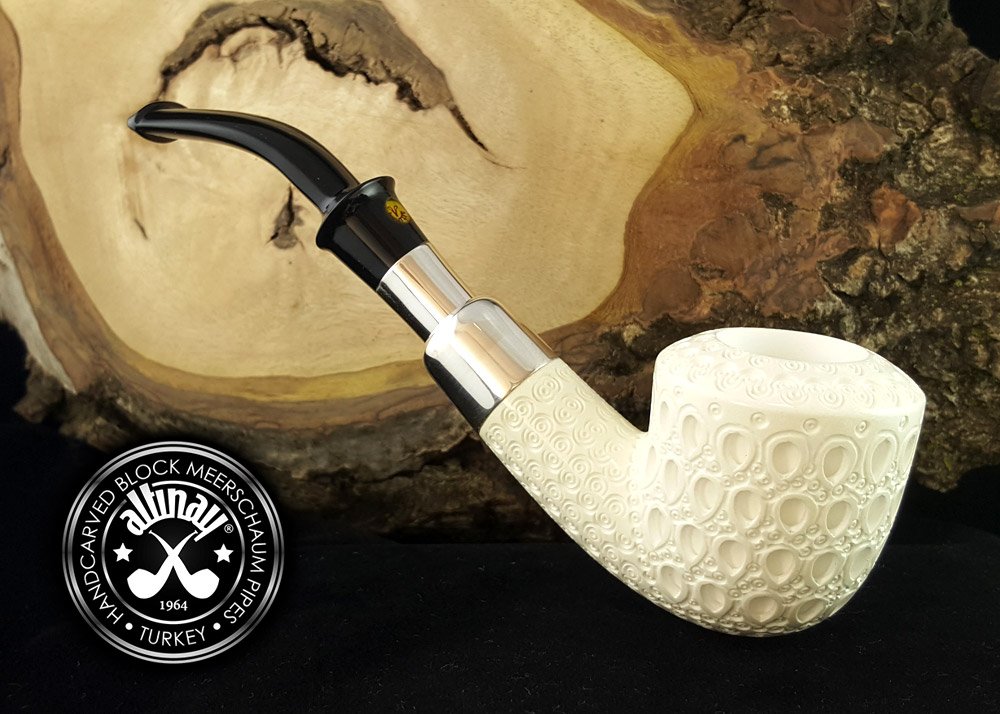 altinay-spigot-dublin-silber-meerschaumpfeife-mit-etui image 1