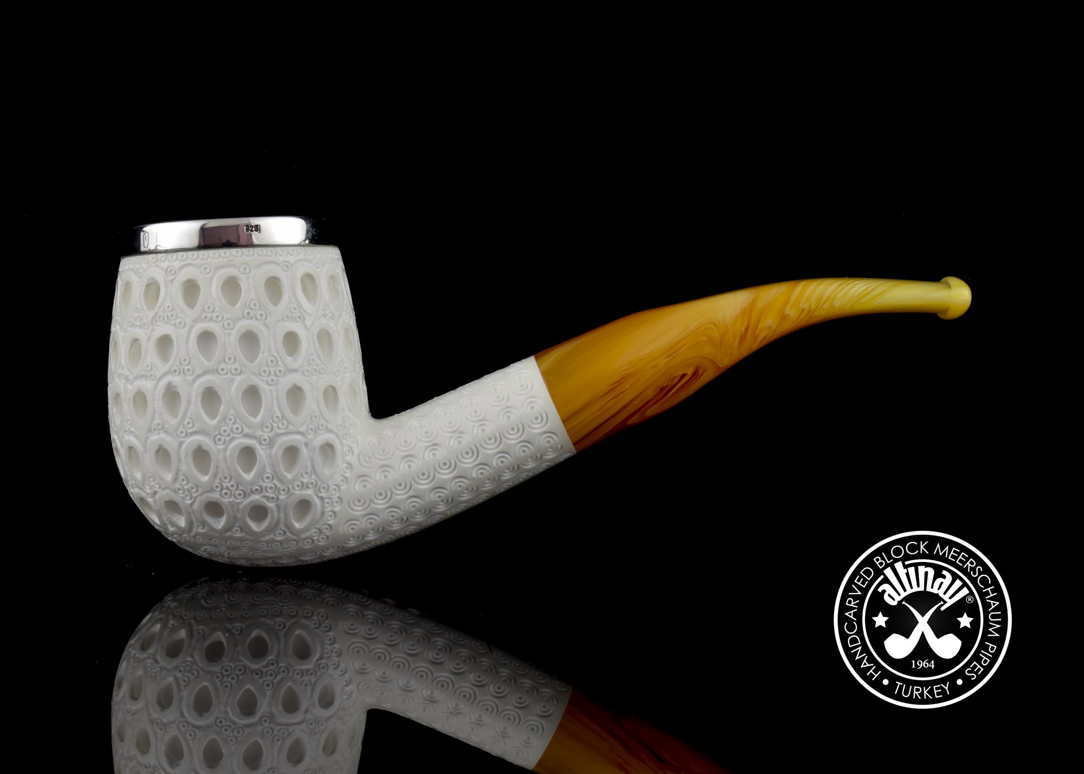 altinay-classic-bent-billiard-meerschaumpfeife-set-etui image 7