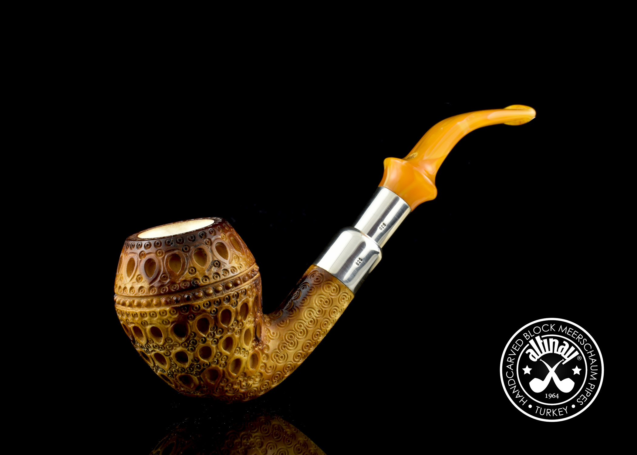 altinay-spigot-rhodesian-meerschaumpfeife-silber-spigot image 1