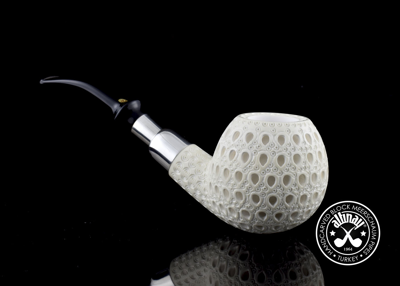 altinay-spigot-ball-meerschaumpfeife-silber-spigot-rund image 3