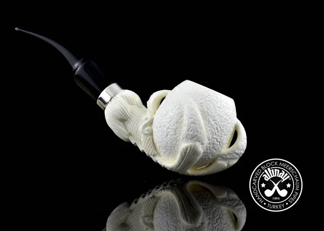 altinay-eagle-s-claw-claw-meerschaumpfeife-silberring image 1