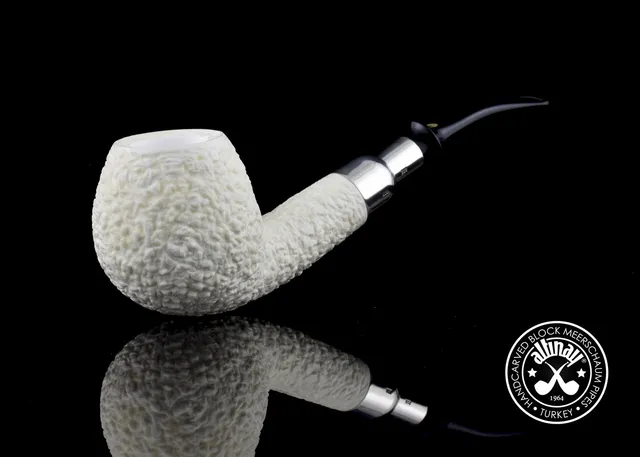 altinay-spigot-apple-meerschaumpfeife-silber-3 image 1