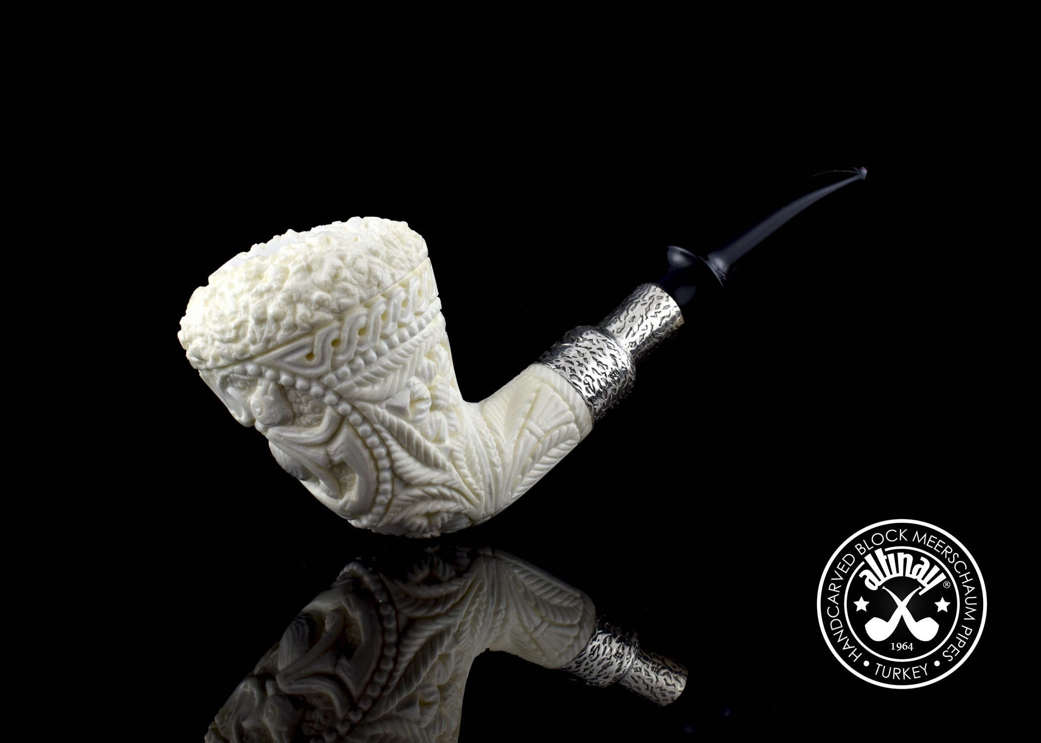 altinay-spigot-dublin-meerschaumpfeife-hirschmotiv image 1