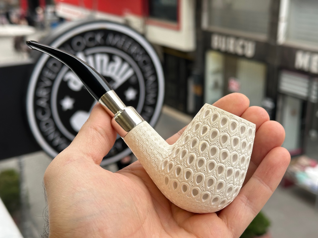altinay-spigot-billiard-meerschaumpfeife-silber-natur image 4
