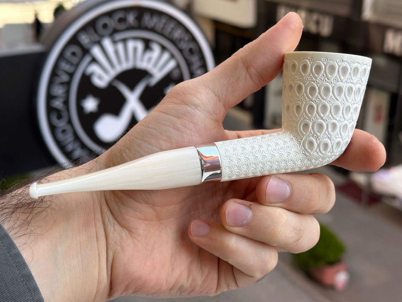 altinay-classic-dublin-meerschaumpfeife-silberband-glatt image 3
