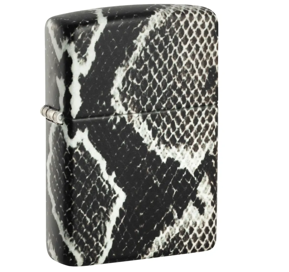 zippo-snake-skin-benzinfeuerzeug-geschenkbox-winddicht image 1