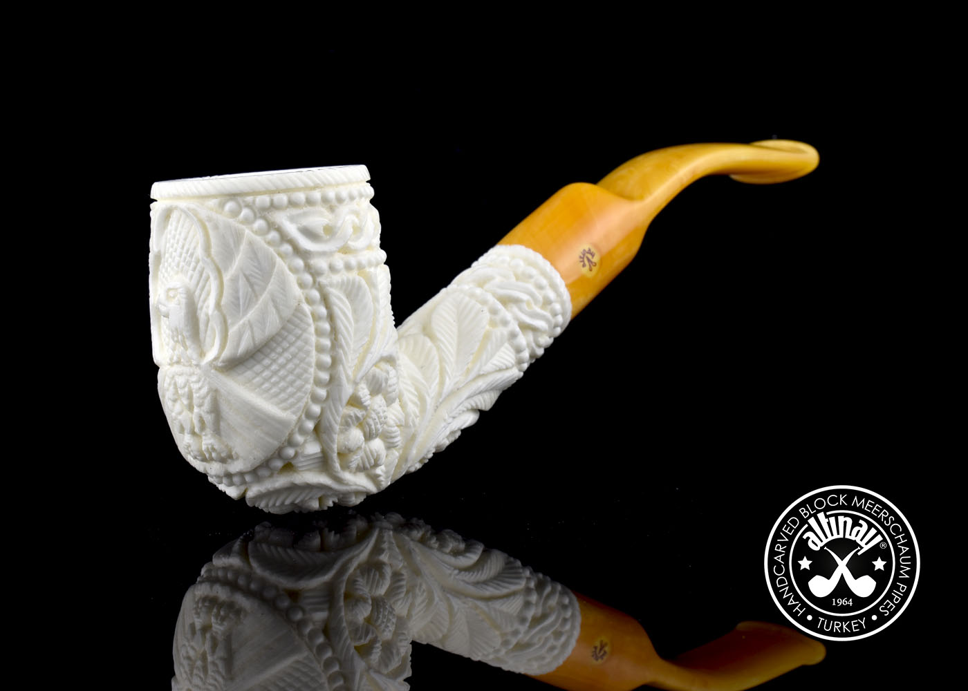 altinay-eagle-s-claw-billard-meerschaumpfeife-adler-motiv image 1