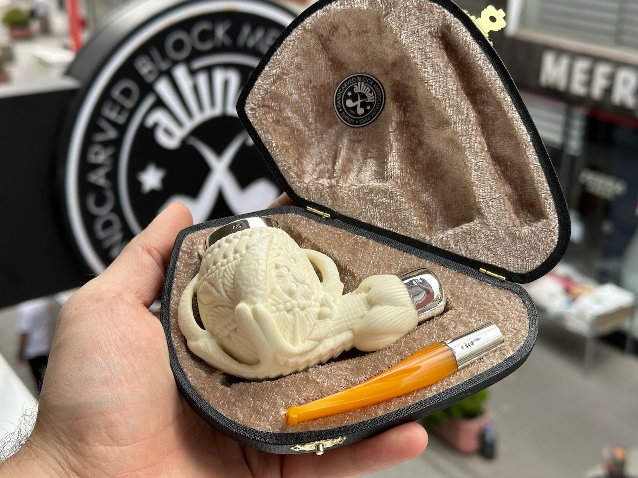 altinay-eagle-s-claw-top-silver-claw-meerschaumpfeife-spigot-silber image 8