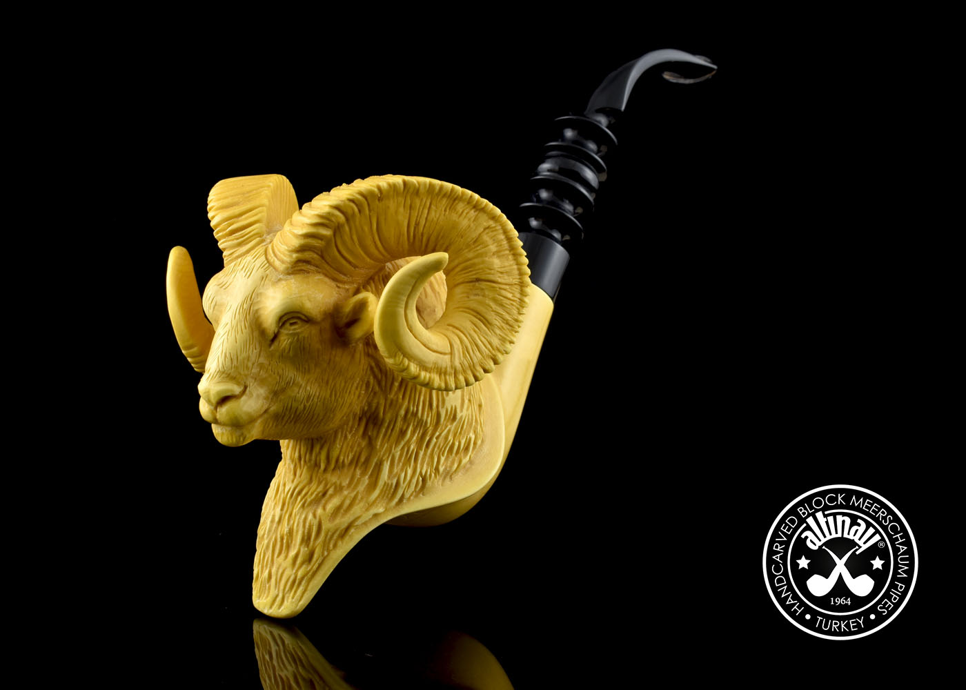 altinay-classic-dal-sheep-ram-meerschaumpfeife-figur image 5