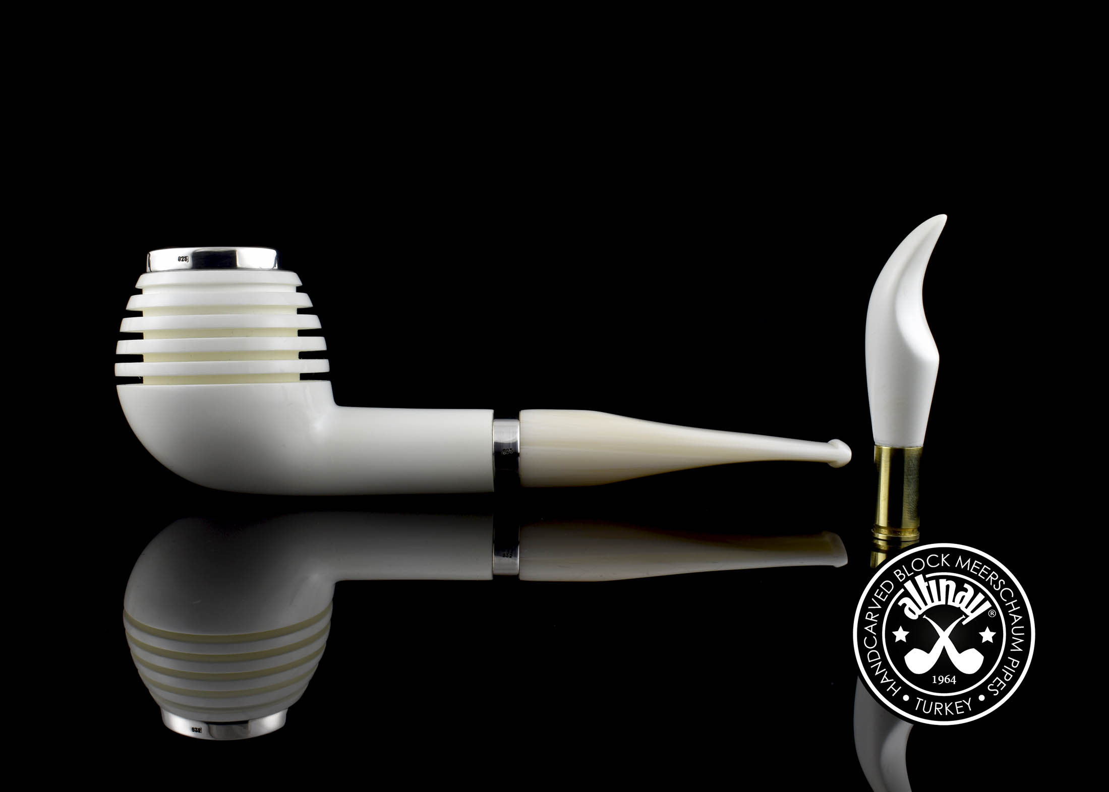 altinay-classic-radiator-meerschaumpfeife-set-mit-etui-stopfer image 3