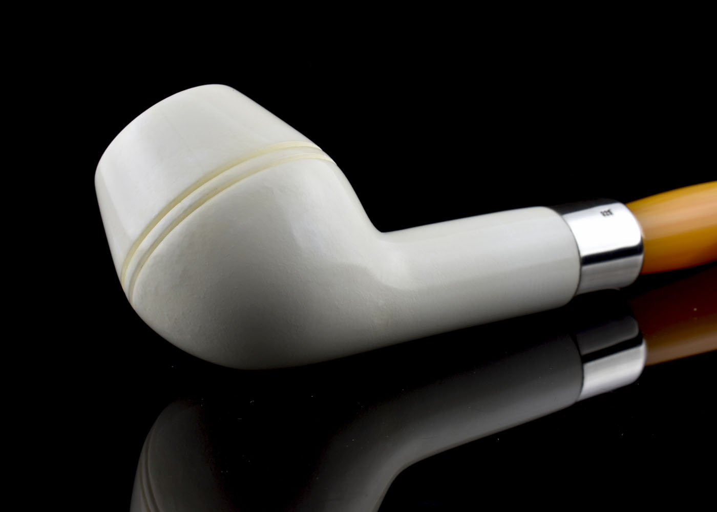 altinay-translucent-rhodesian-meerschaumpfeife-silber-army image 8