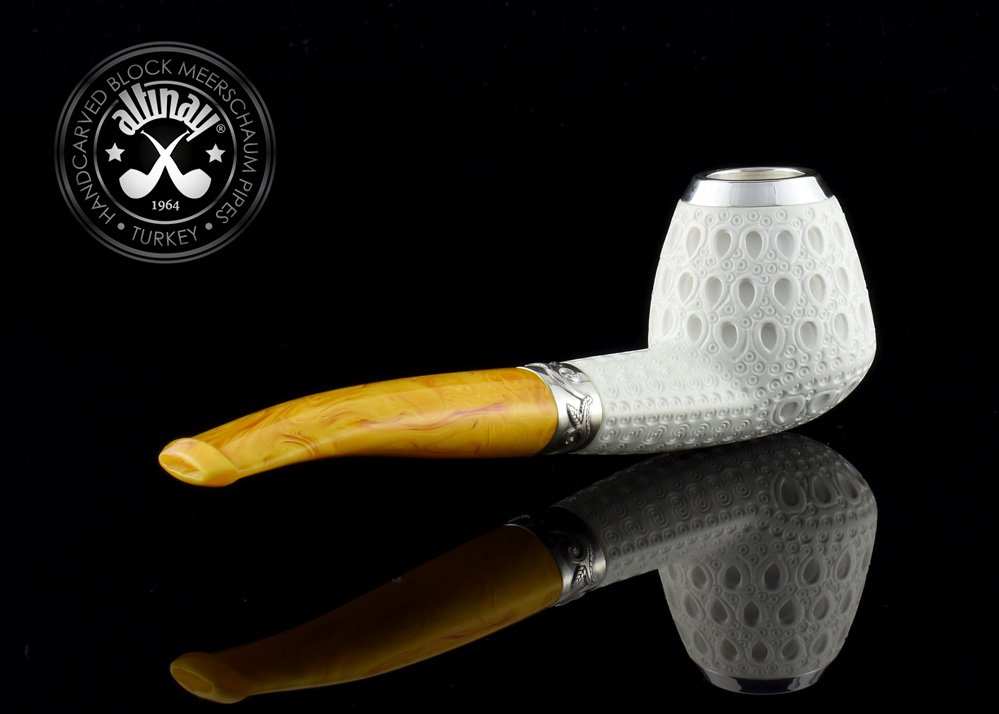 altinay-classic-brandy-meerschaumpfeife-silber-quarter-bent image 4