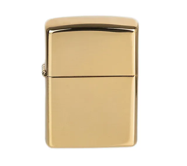 zippo-high-polish-brass-pfeifenfeuerzeug-messing-hochglanz-benzin image 1