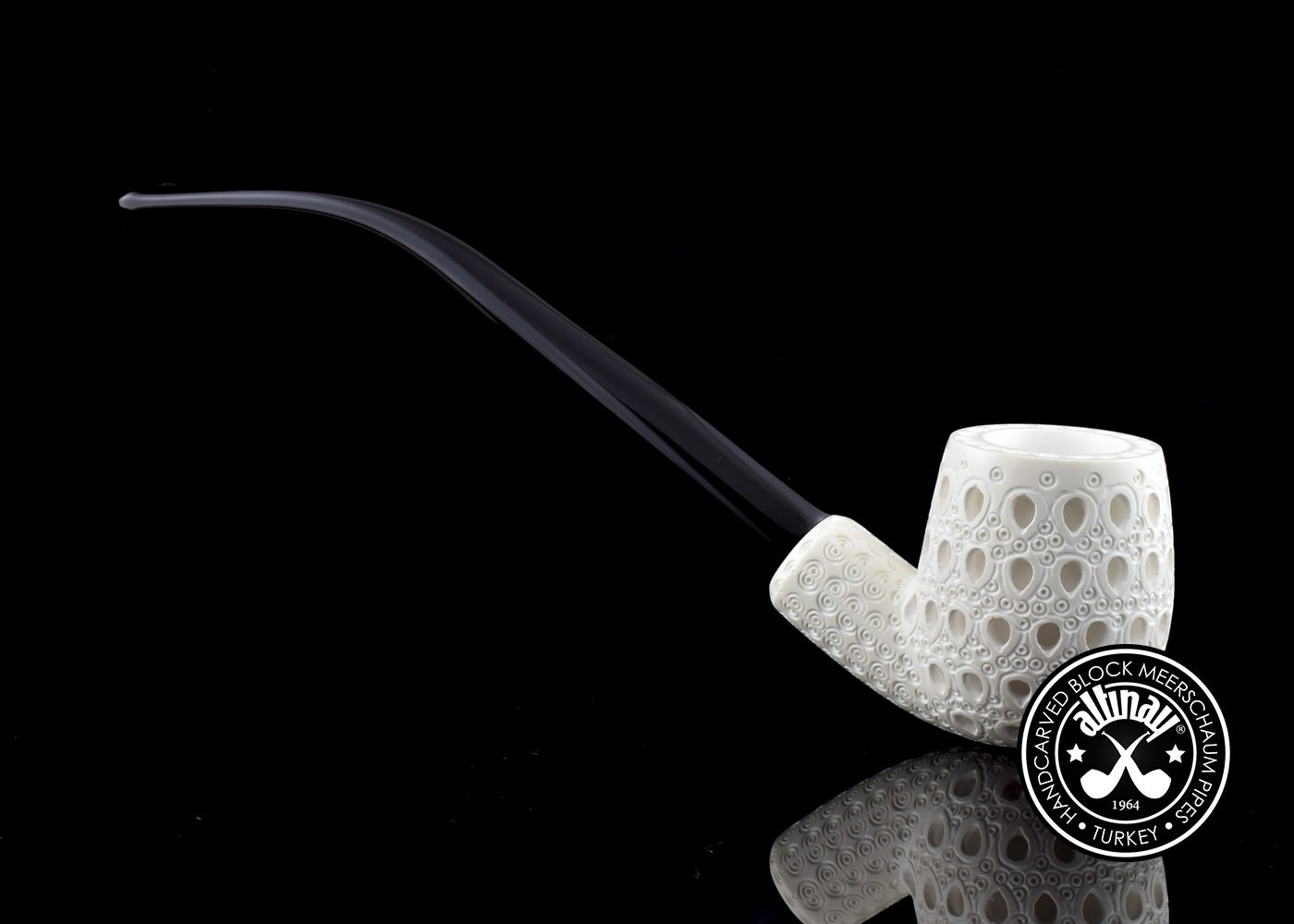 altinay-classic-bent-billiard-churchwarden-meerschaumpfeife image 3
