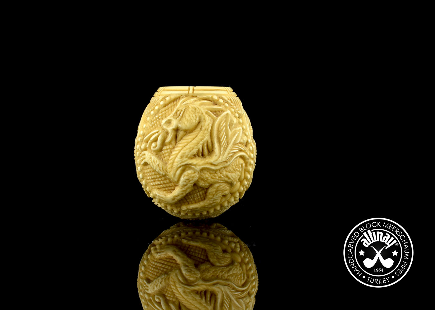 altinay-classic-apple-meerschaumpfeife-drachenmotiv-3 image 3