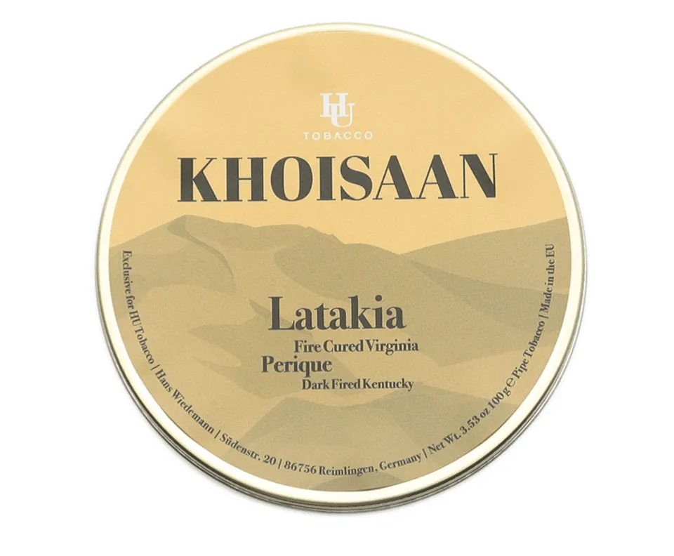hu-tobacco-khoisaan-pfeifentabak-100g-dose-english image 1