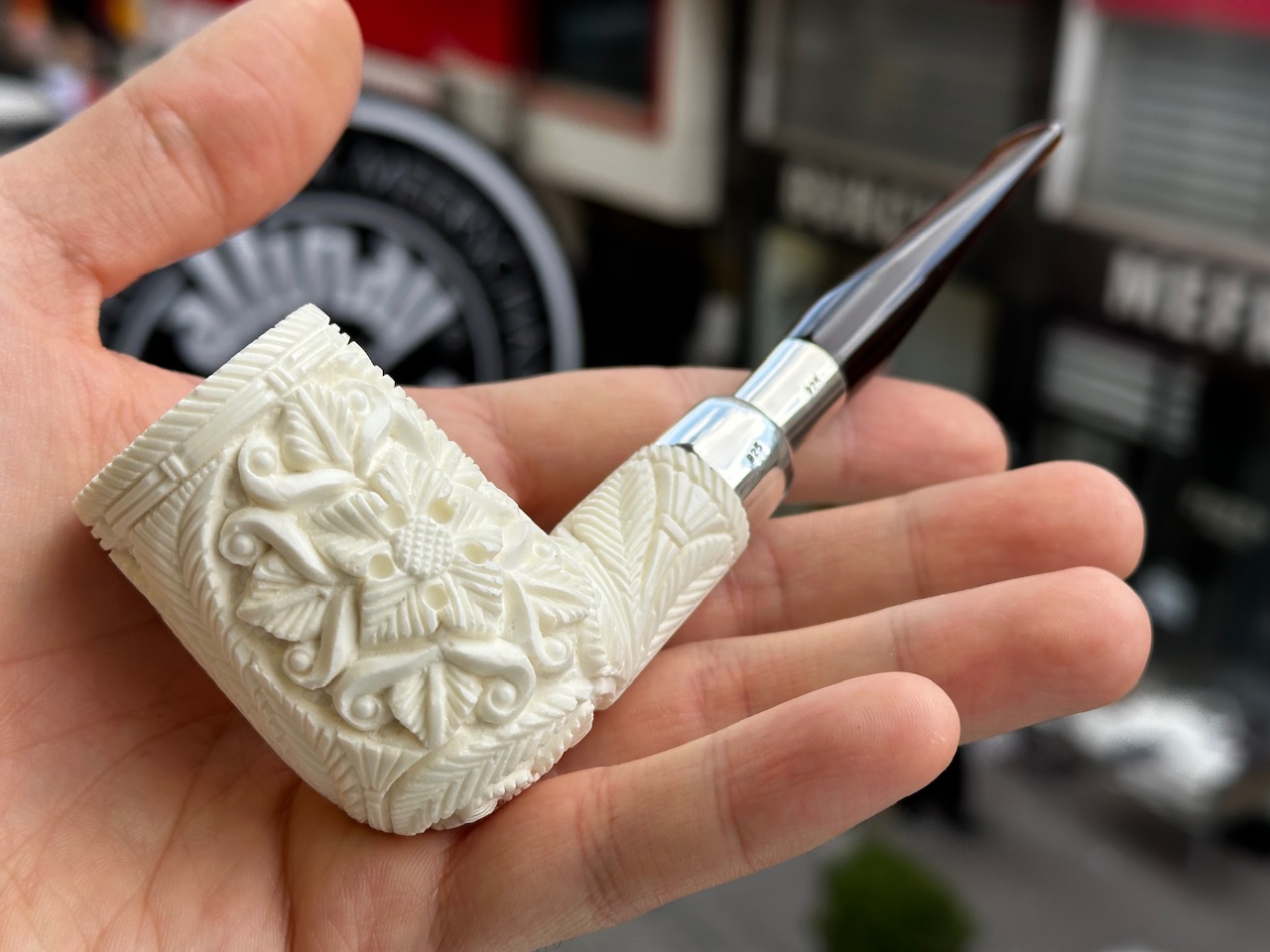 altinay-spigot-billiard-silver-spigot-meerschaumpfeife image 6