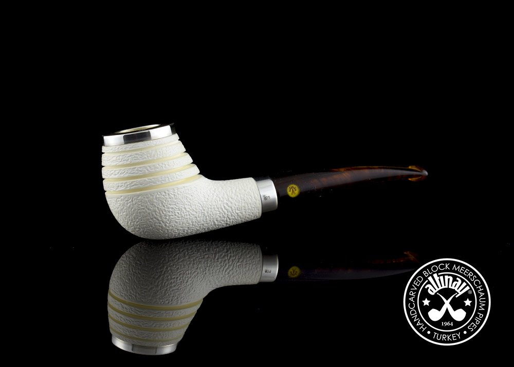 altinay-classic-top-silver-meerschaumpfeife-silberband-design image 5