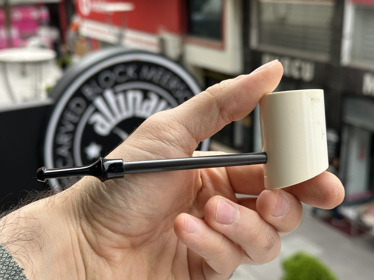 altinay-carbon-fiber-natural-smooth-poker-meerschaumpfeife image 3