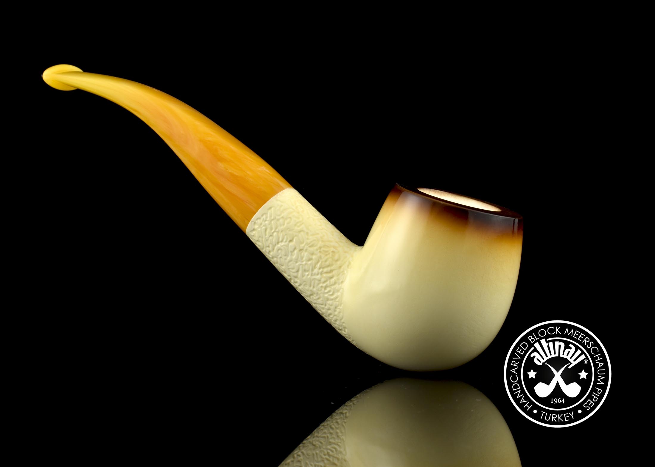 altinay-calcined-lee-van-cleef-bent-billard-meerschaumpfeife image 8