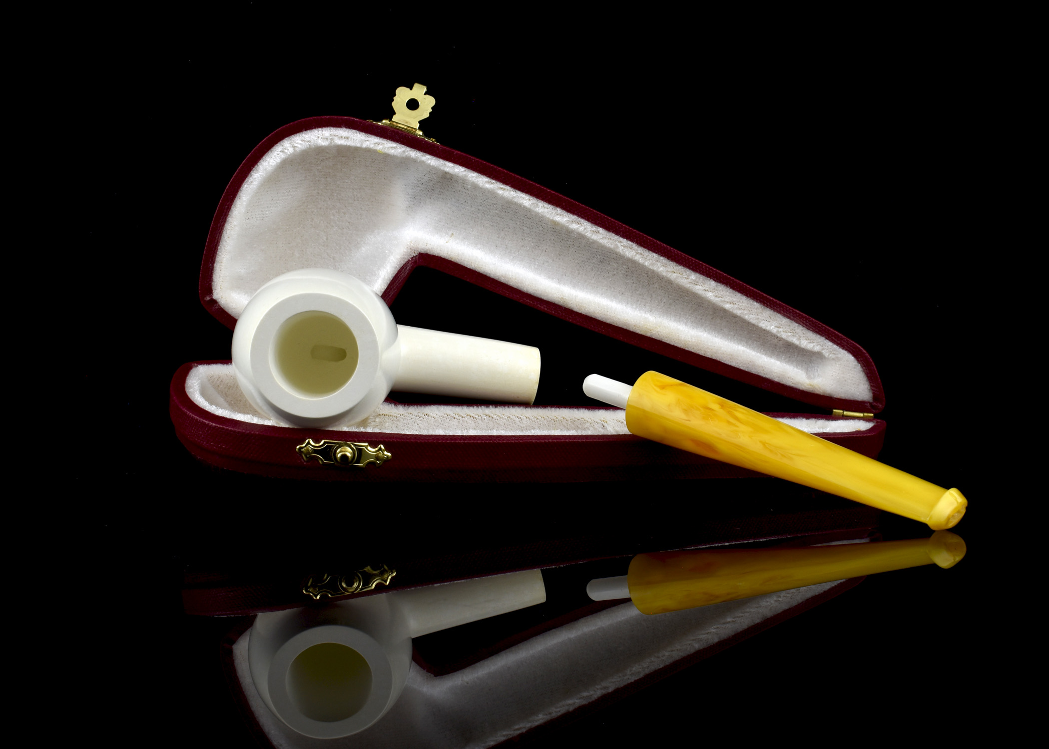 altinay-classic-meerschaumpfeife-billiard-glatt-natur-5 image 5