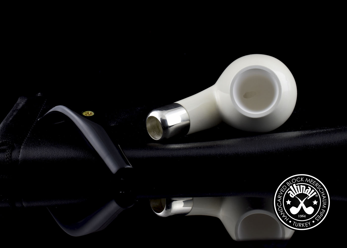 altinay-army-brandy-silber-meerschaumpfeife-gebogen image 6