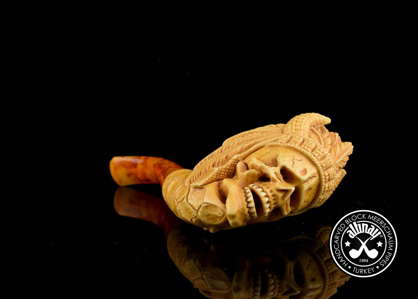 altinay-classic-skull-viking-meerschaumpfeife-figur image 4