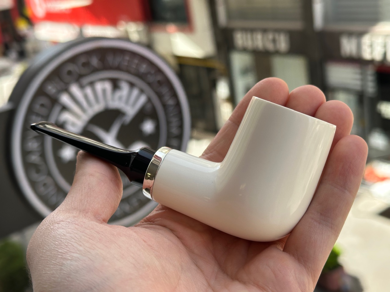 altinay-reverse-calabash-billiard-silver-army-meerschaumpfeife image 3