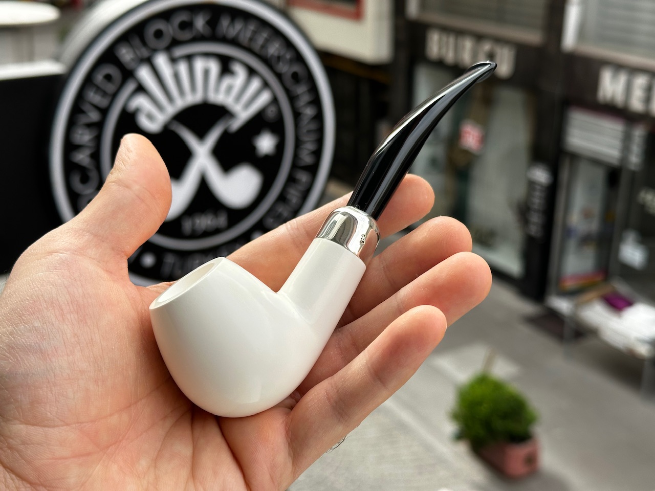altinay-spigot-billiard-silber-army-meerschaumpfeife image 3