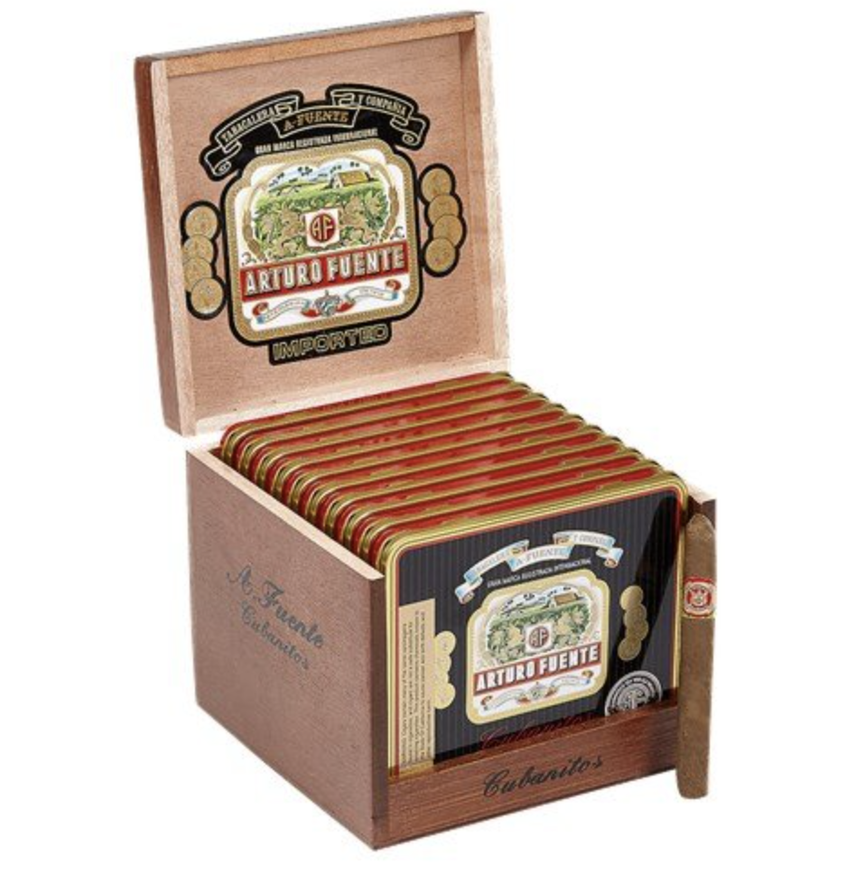 arturo-fuente-cubanitos-natural-zigarillos-black-tin-10er image 4
