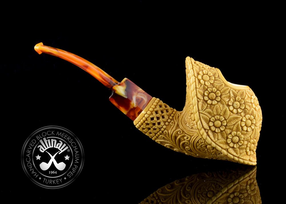 altinay-classic-floral-meerschaumpfeife-geschnitzt-blumen-2 image 3