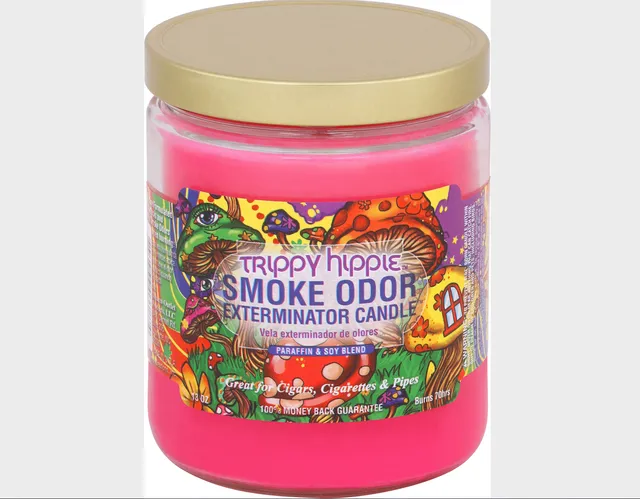 smoke-odor-exterminator-trippy-hippie-duftkerze-13oz-orange image 1