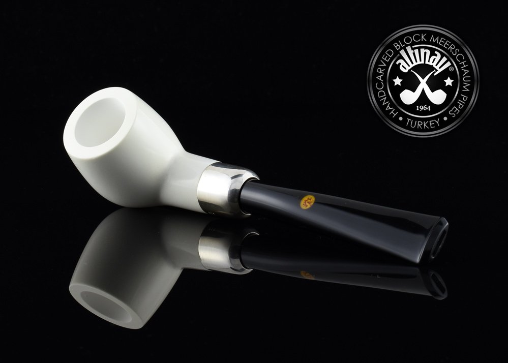 altinay-spigot-army-billiard-meerschaumpfeife-silber-2 image 1