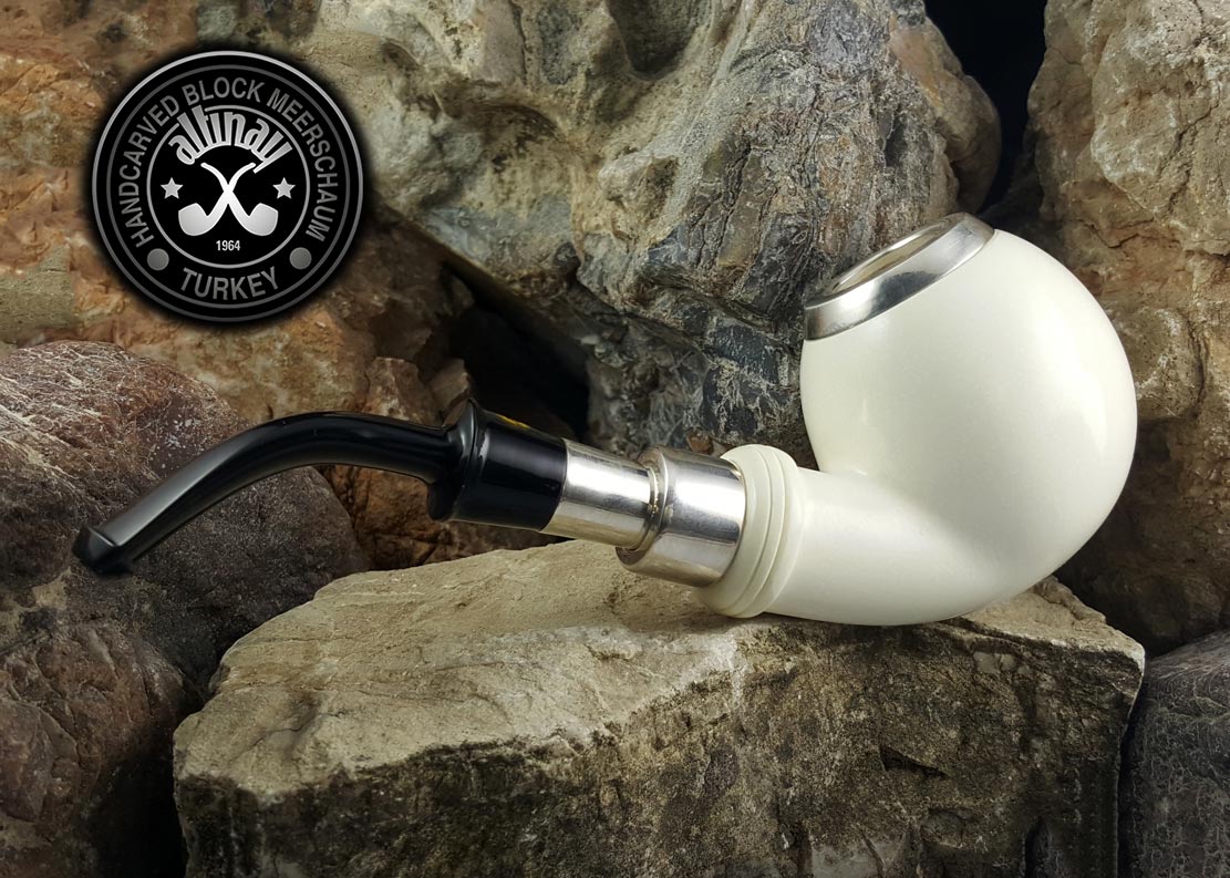 altinay-spigot-danske-meerschaumpfeife-silber-cap image 5