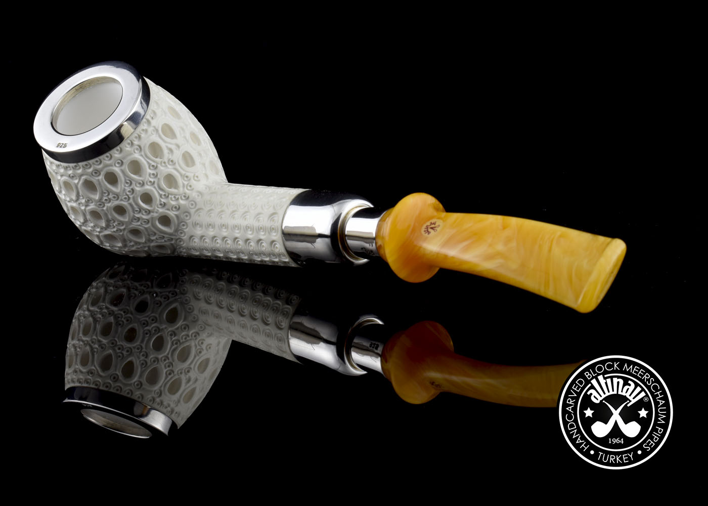 altinay-spigot-top-silver-brandy-meerschaumpfeife-silber-2 image 6