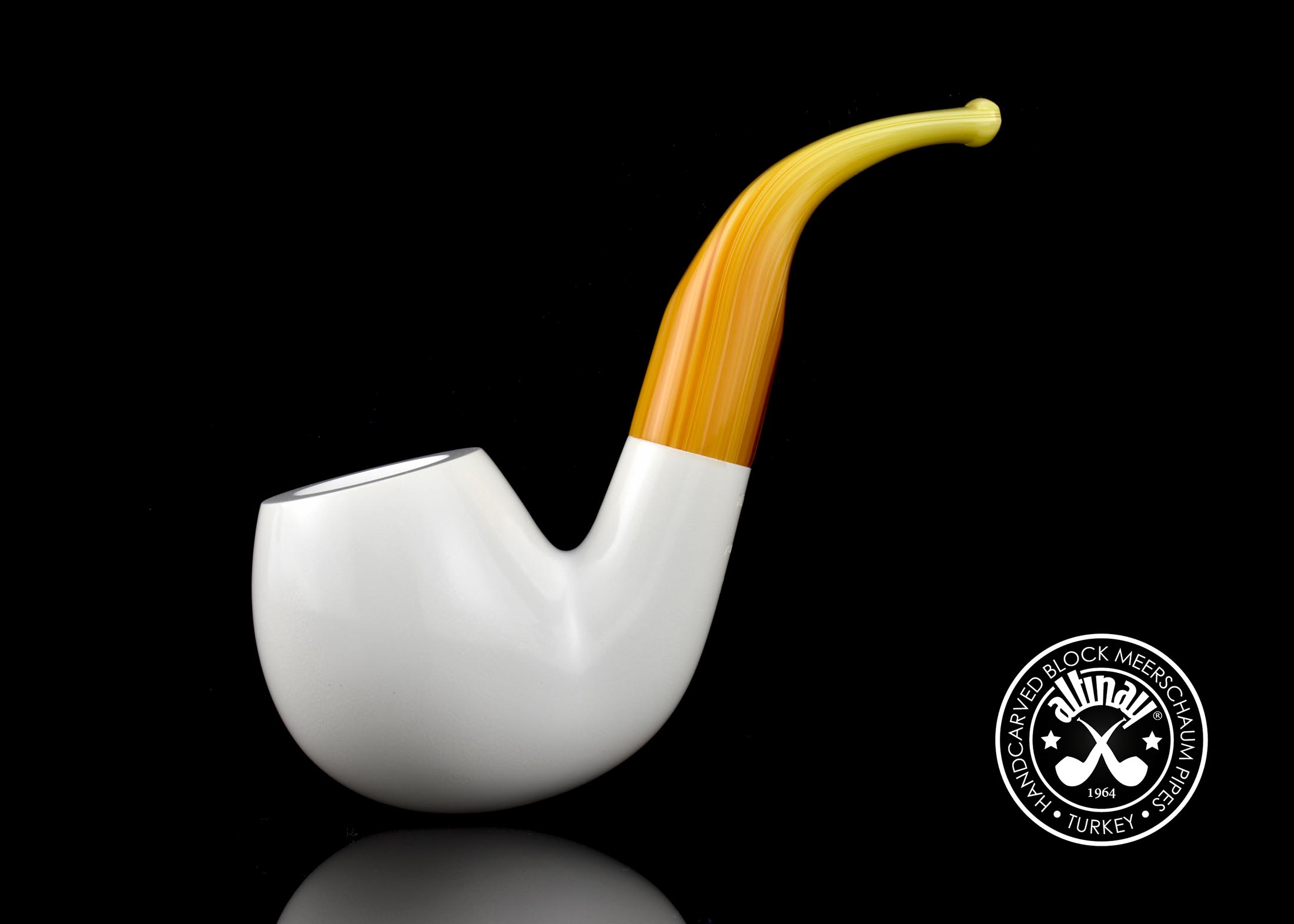 altinay-translucent-bent-billiard-meerschaumpfeife-a-blockmeerschaum image 2