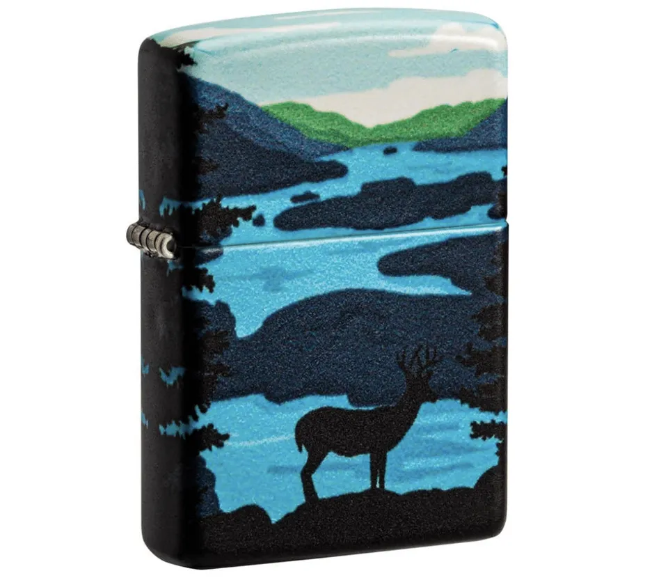 zippo-deer-landscape-feuerzeug-540-color-geschenkbox image 1